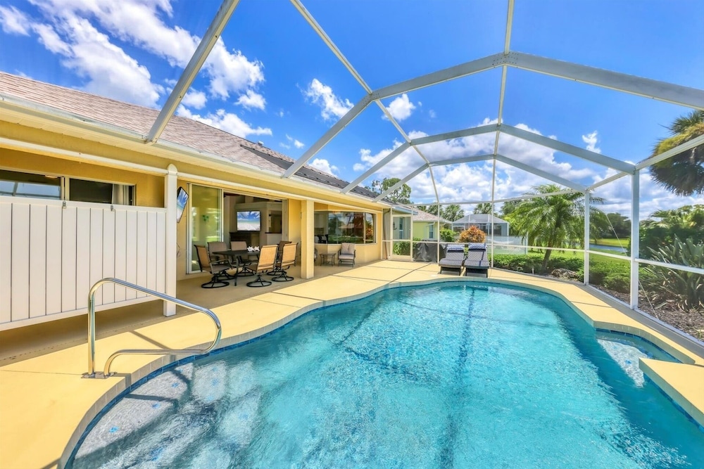Rotonda West Private Pool Vacation Home On Canal 3 Bedroom Home
