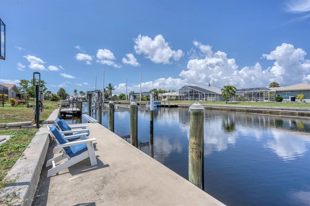 Punta Gorda Isles Pool Spa Canal Home With Dock Space 3 Bedroom Home