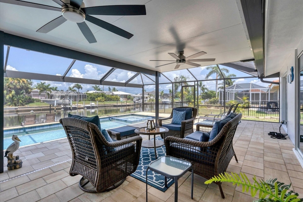 Punta Gorda Isles Pool Spa Canal Home With Dock Space 3 Bedroom Home