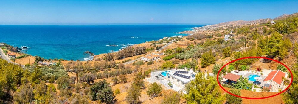 Villa Paradiso Sunset Private Pool Walk to Beach Sea Views A C Wifi - 3072