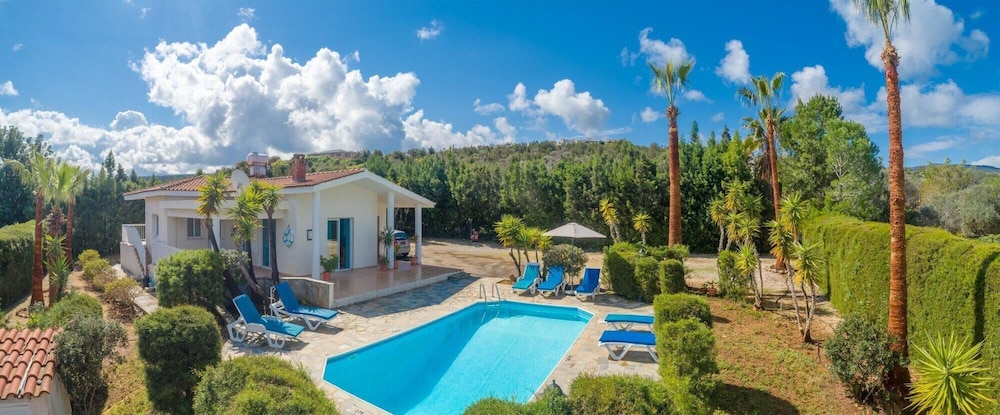 Villa Christia Maris Large Private Pool Walk to Beach Sea Views A C Wifi - 2187 view 2