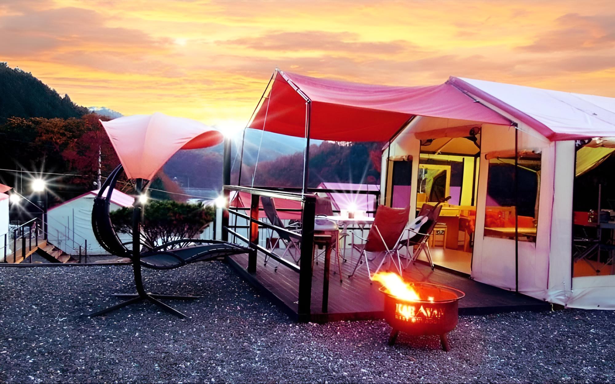 Hongcheon Hwani Glamping view 2