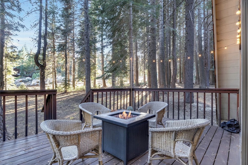 A Frame Hideaway | Floor to Ceiling Windows in the Pines