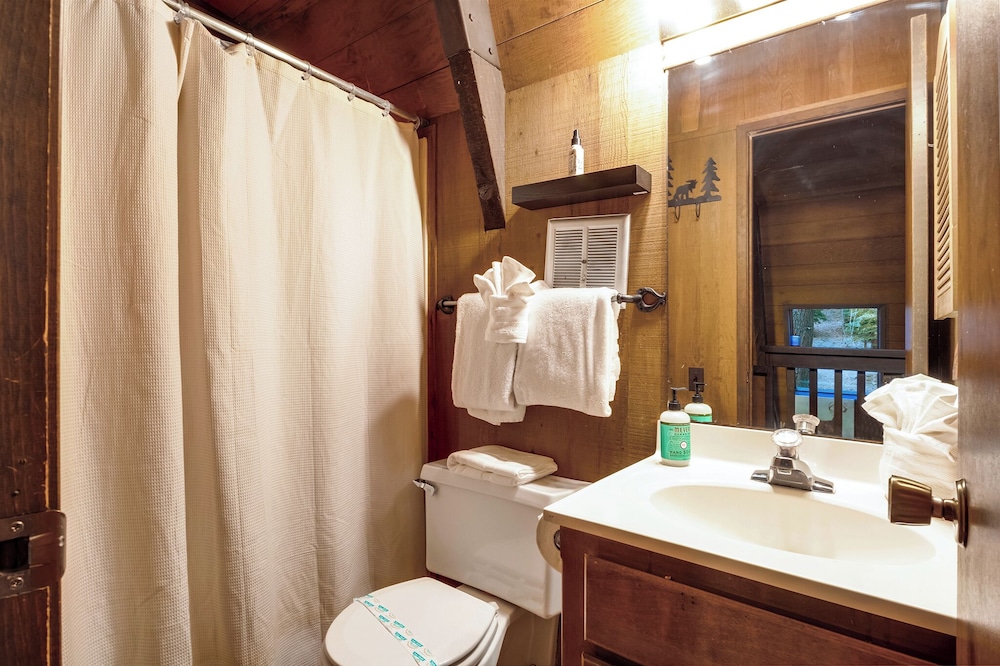 A Frame Hideaway | Floor to Ceiling Windows in the Pines