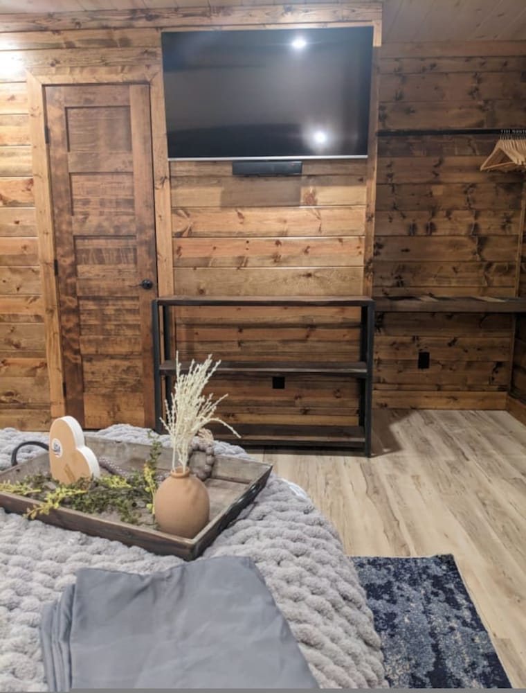 Lofted Pines Hot Tub Foosball Air Hockey