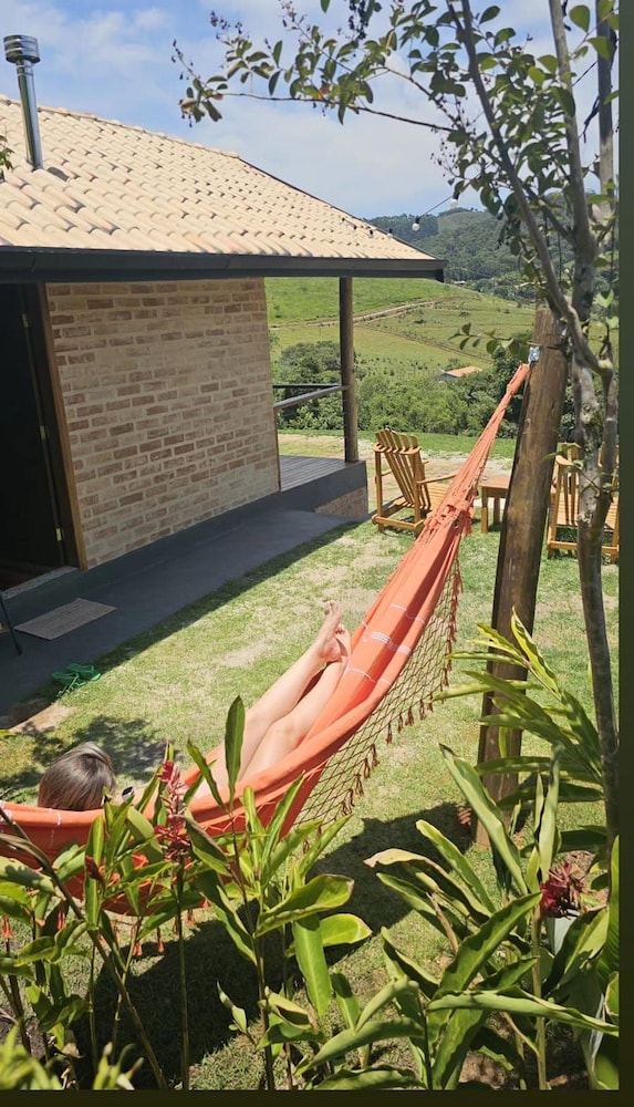 Chalé eu na montanha