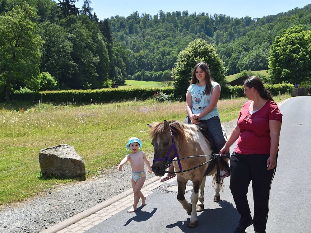 Holiday Farm Situated Next to the Kellerwald-edersee National Park With a Sunbathing Lawn