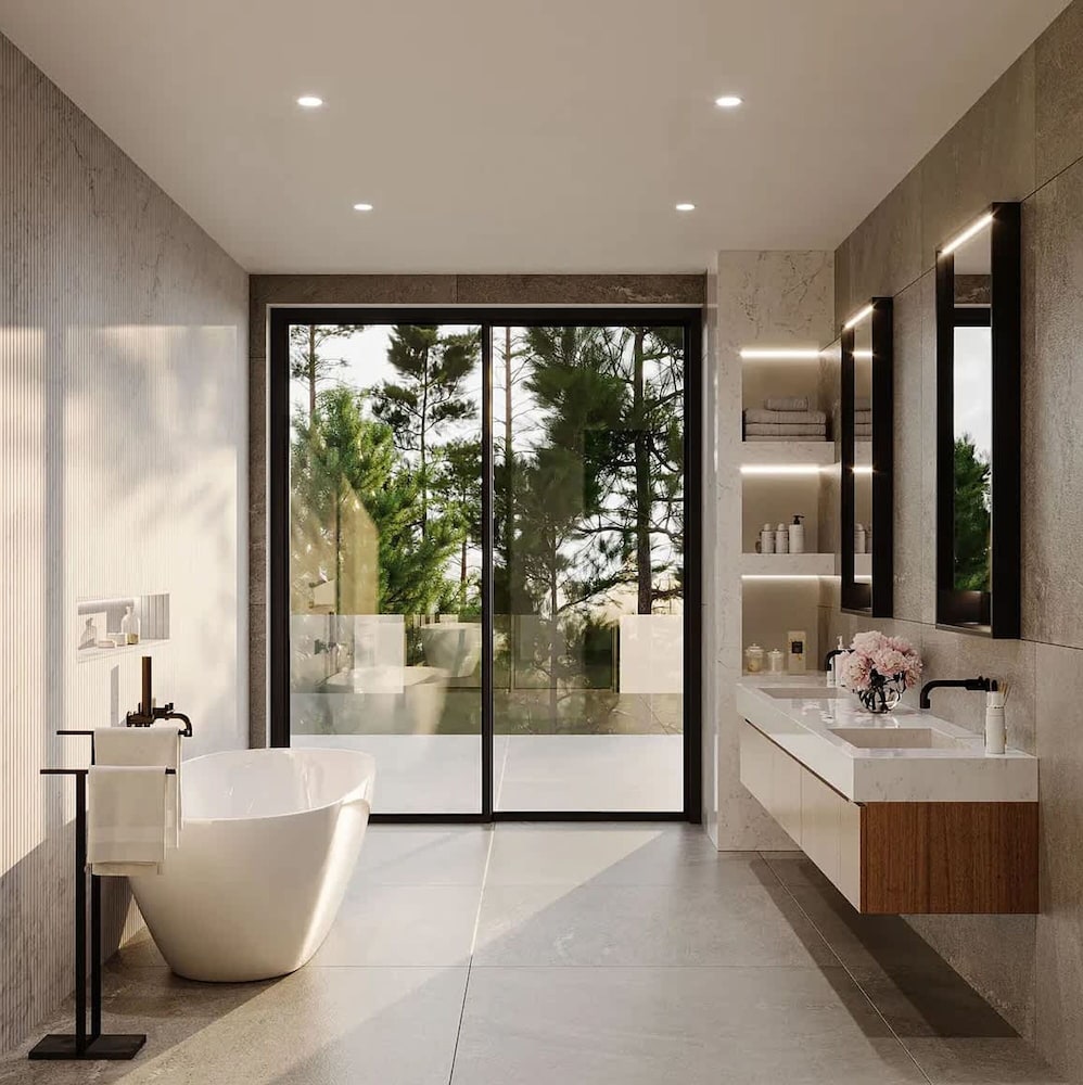 Brightwater by Rove Sauna Pool Outdoor Spaces