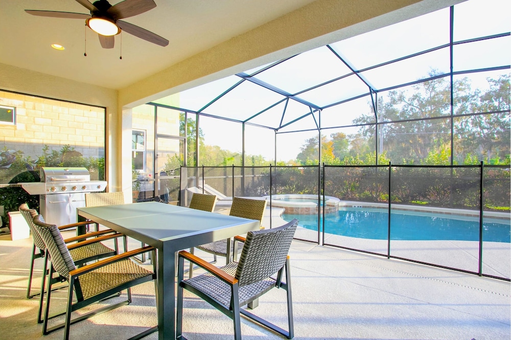 Modern Pool Home w Games Hot Tub and BBQ view 3