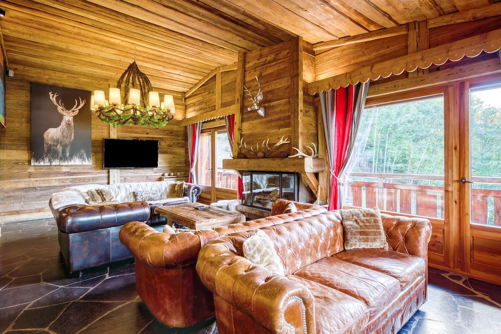 Luxueux Chalet Baron Meg ve vue Jaccuzi Pour 12
