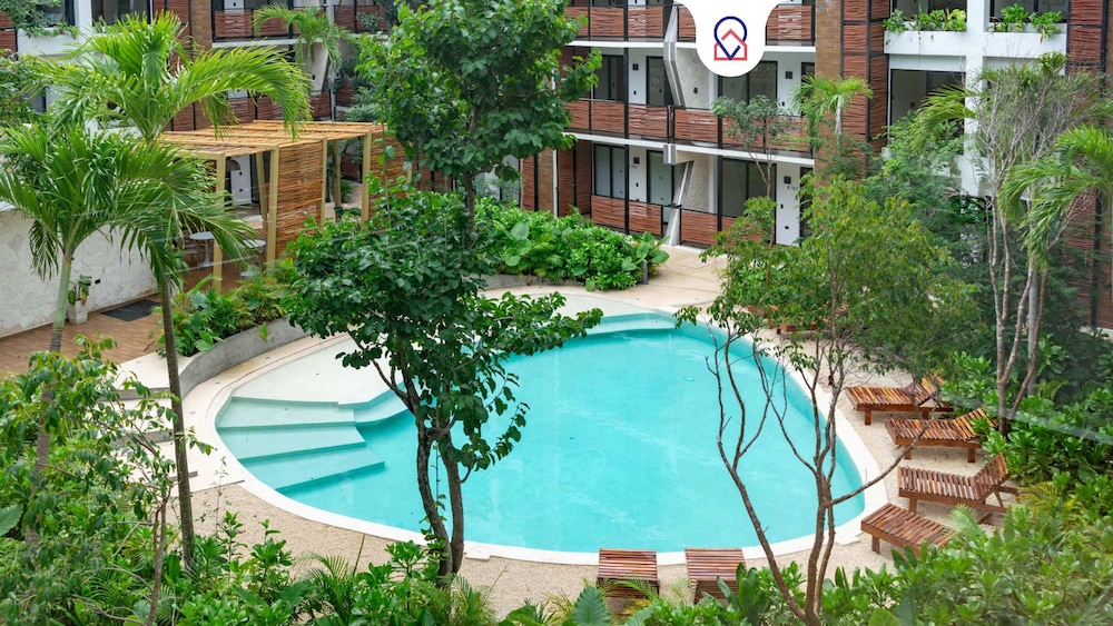 Pool & Rooftop in Tulum. 2 Bedrooms Flat