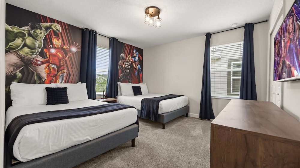 Upstay Championsgate 9BR Villa With Pool Cinema