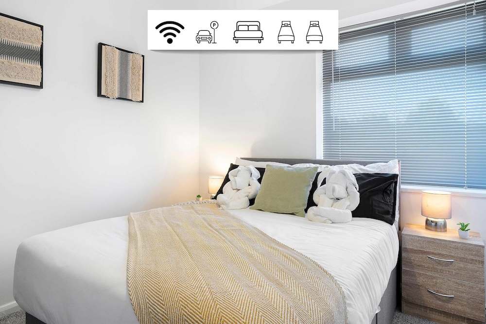 Modern - 2 Bed - Free Parking
