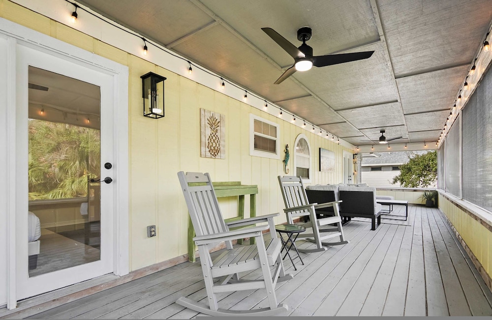 Serene Matanzas Beach House Half A Mile to Sand