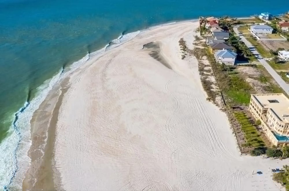 Vilano Villa Near Beach w Saltwater Pool Spa Game Room Built-in Grill