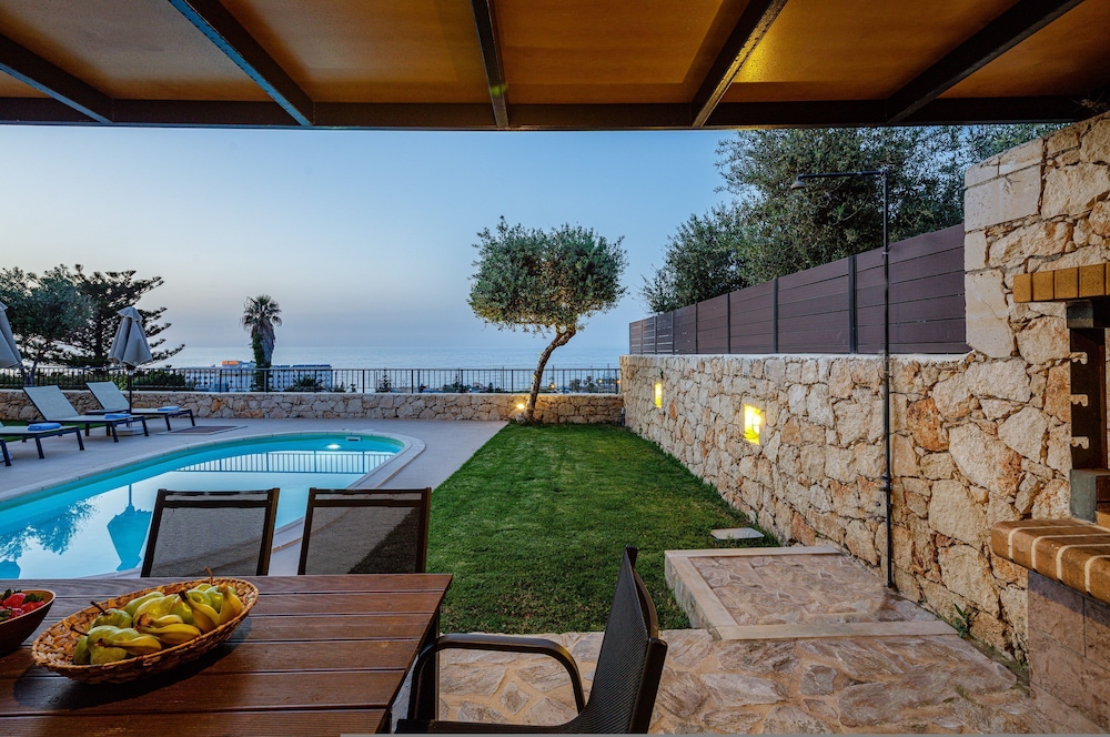 Villa Nikos - Private Pool With Panoramic Sea View