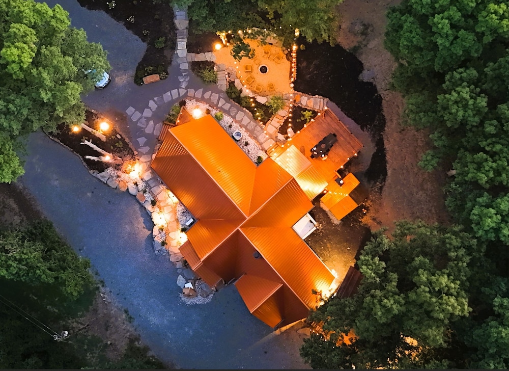 A-frame Retreat on Private Pond