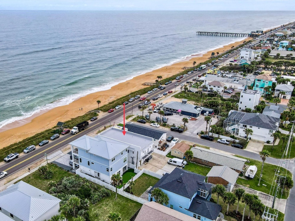 Ocean Front Flagler Beach Sleeps 5 People