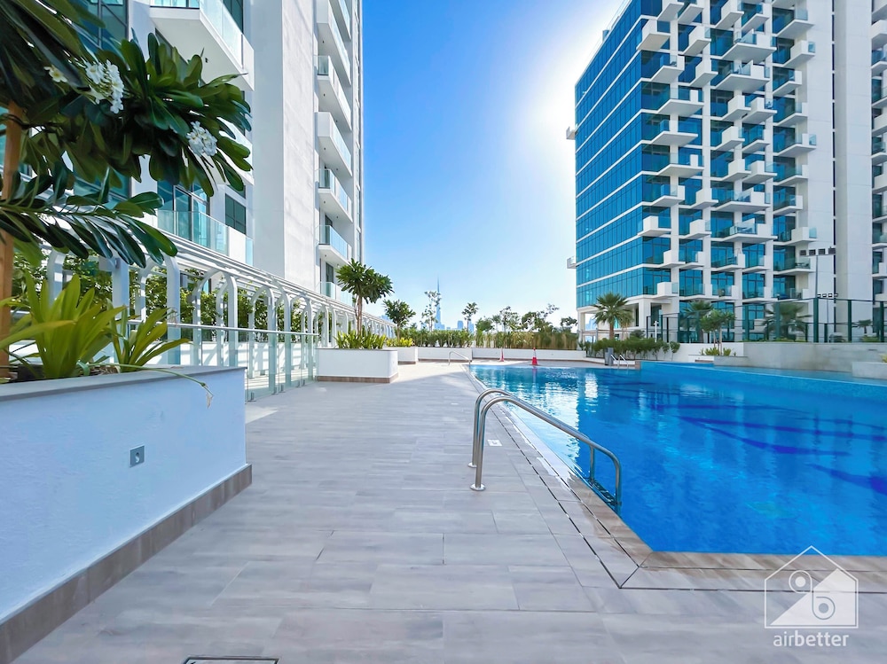 Cozy 1BR With Balcony & Views in Azizi Fawad