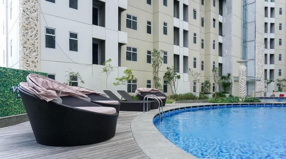 Homey 2BR Apartment with Space Room at Vittoria Residence