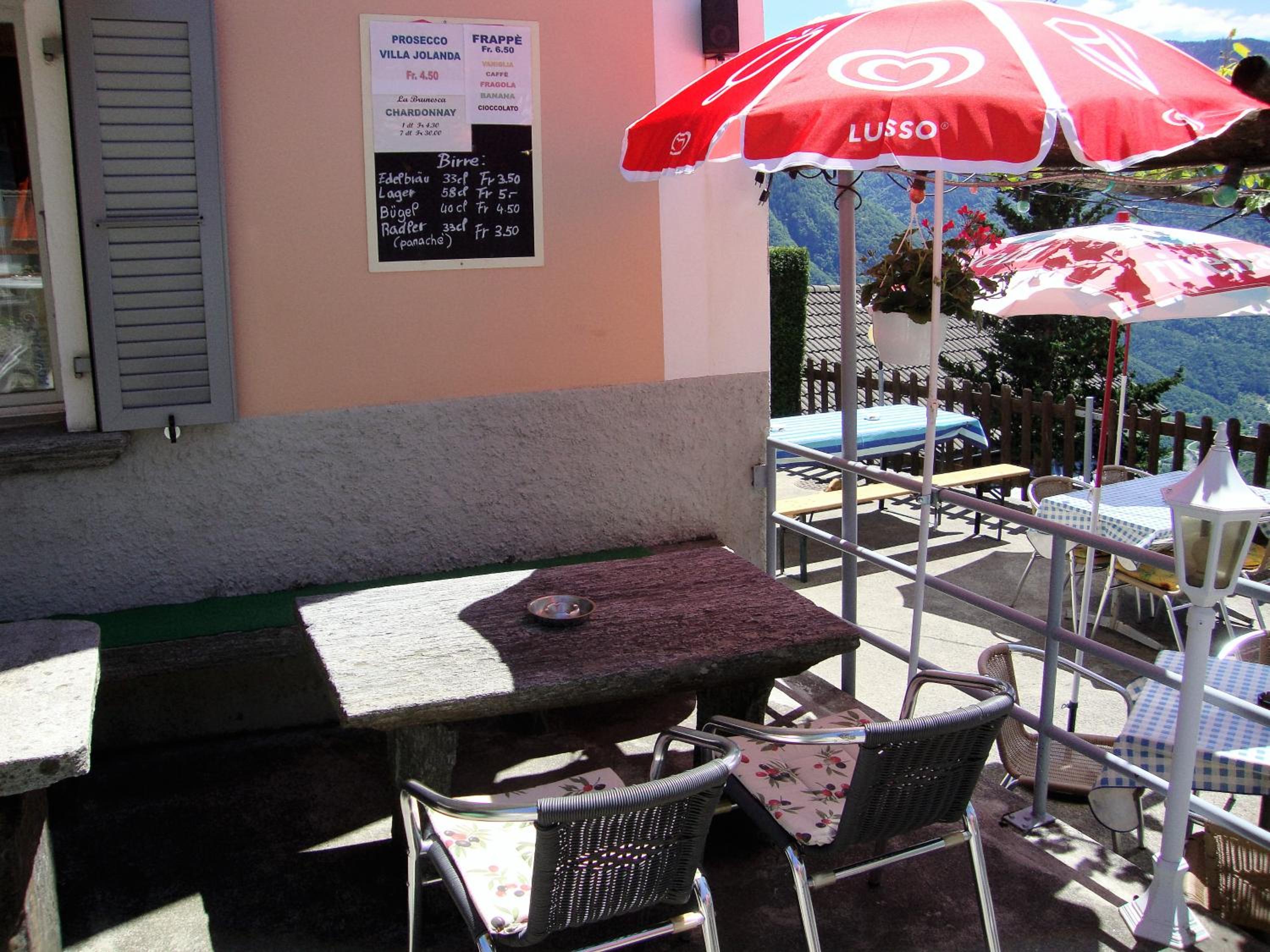 outdoor BBQ area