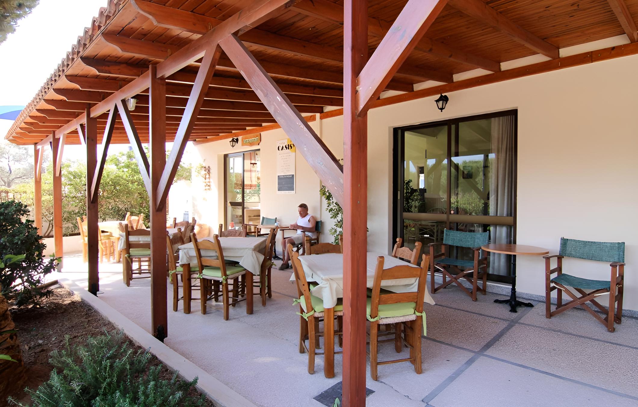 outdoor BBQ area