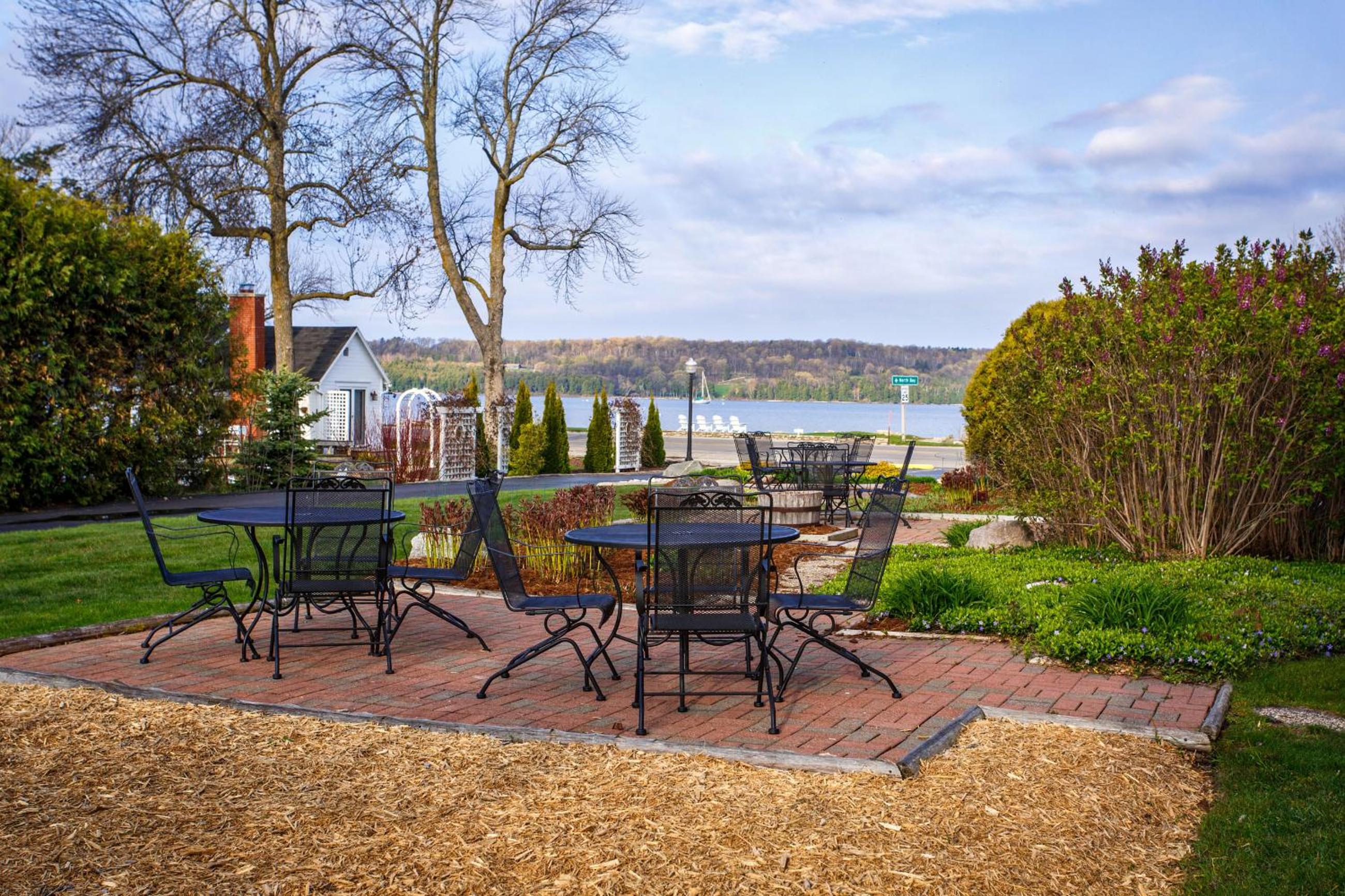 outdoor BBQ area