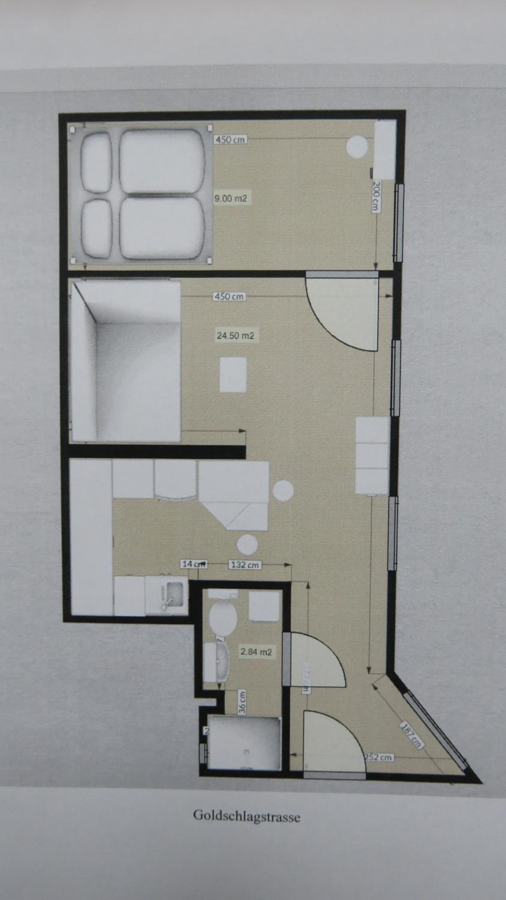 2 Zimmer Wohnung