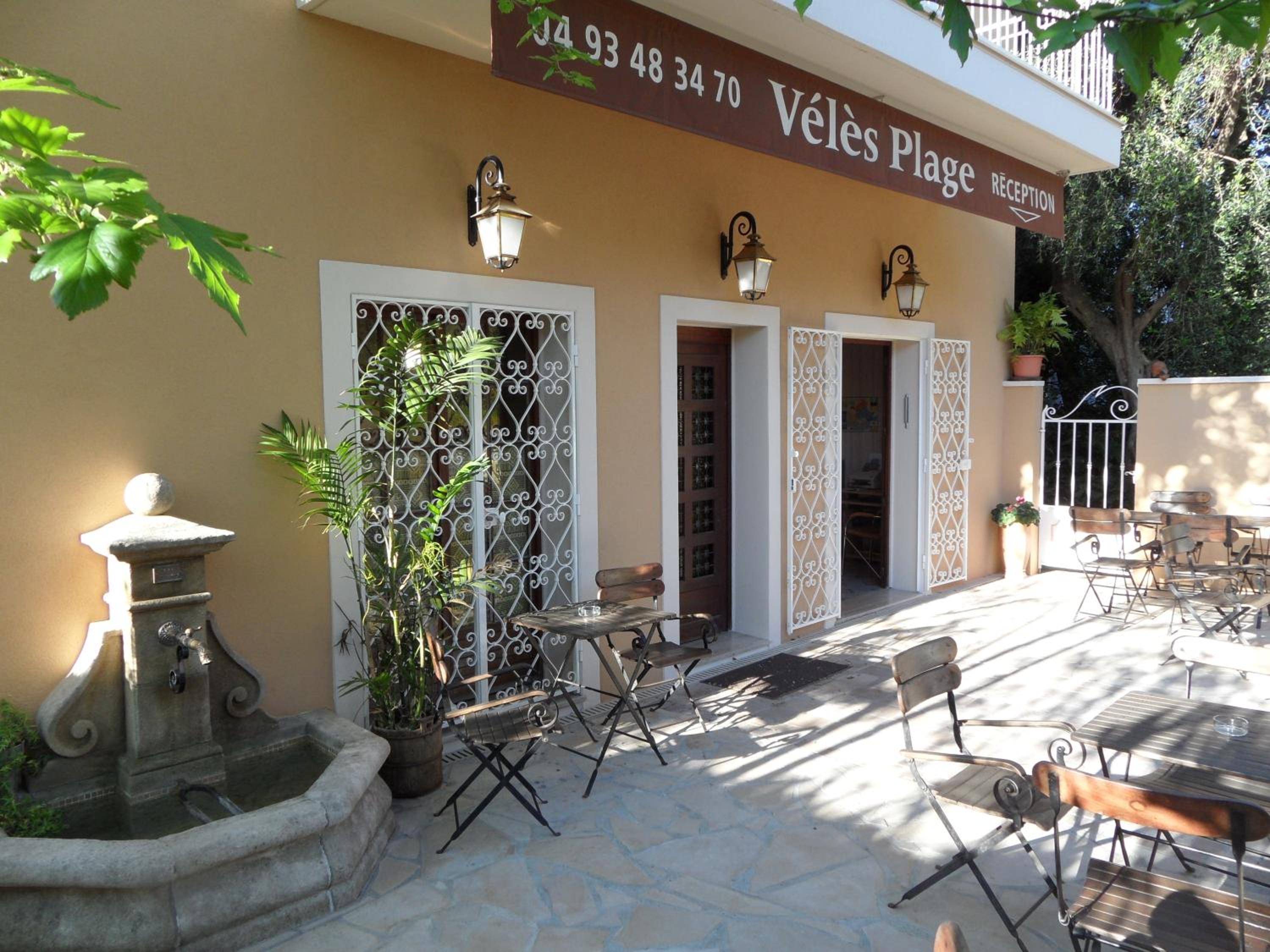 outdoor BBQ area