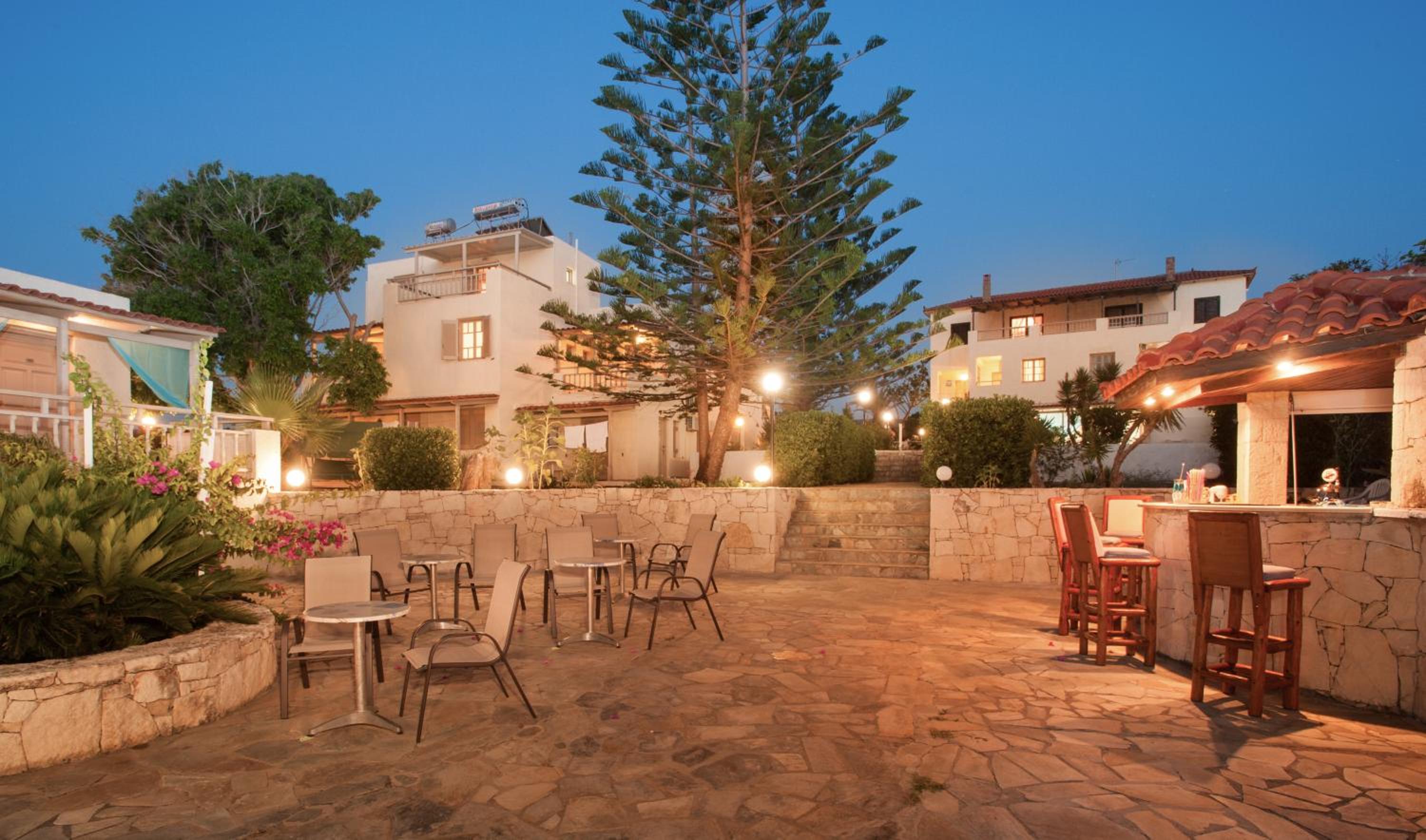 outdoor BBQ area