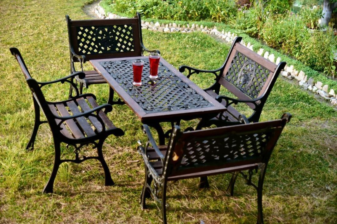 outdoor BBQ area