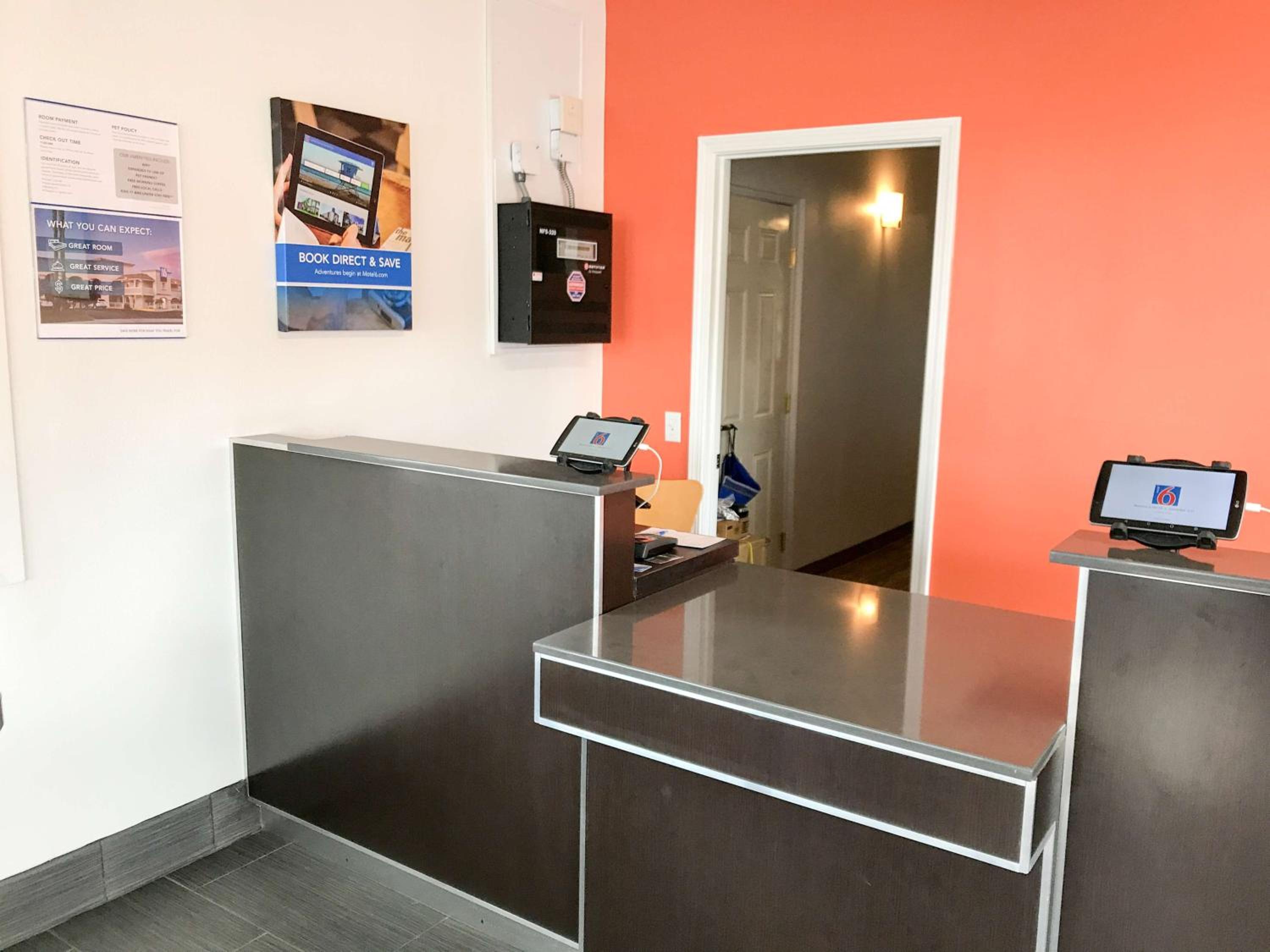 hotel reception