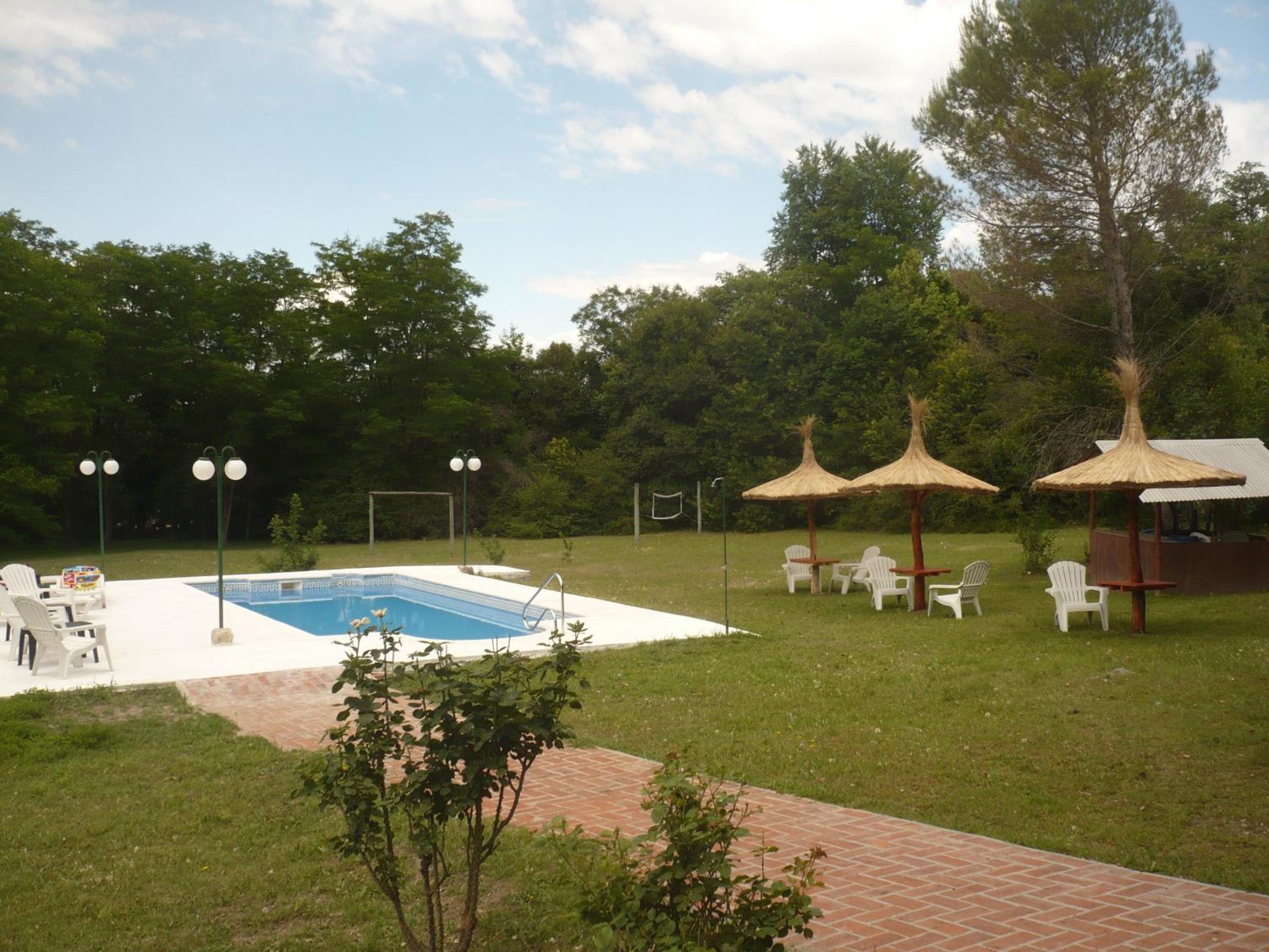 outdoor BBQ area