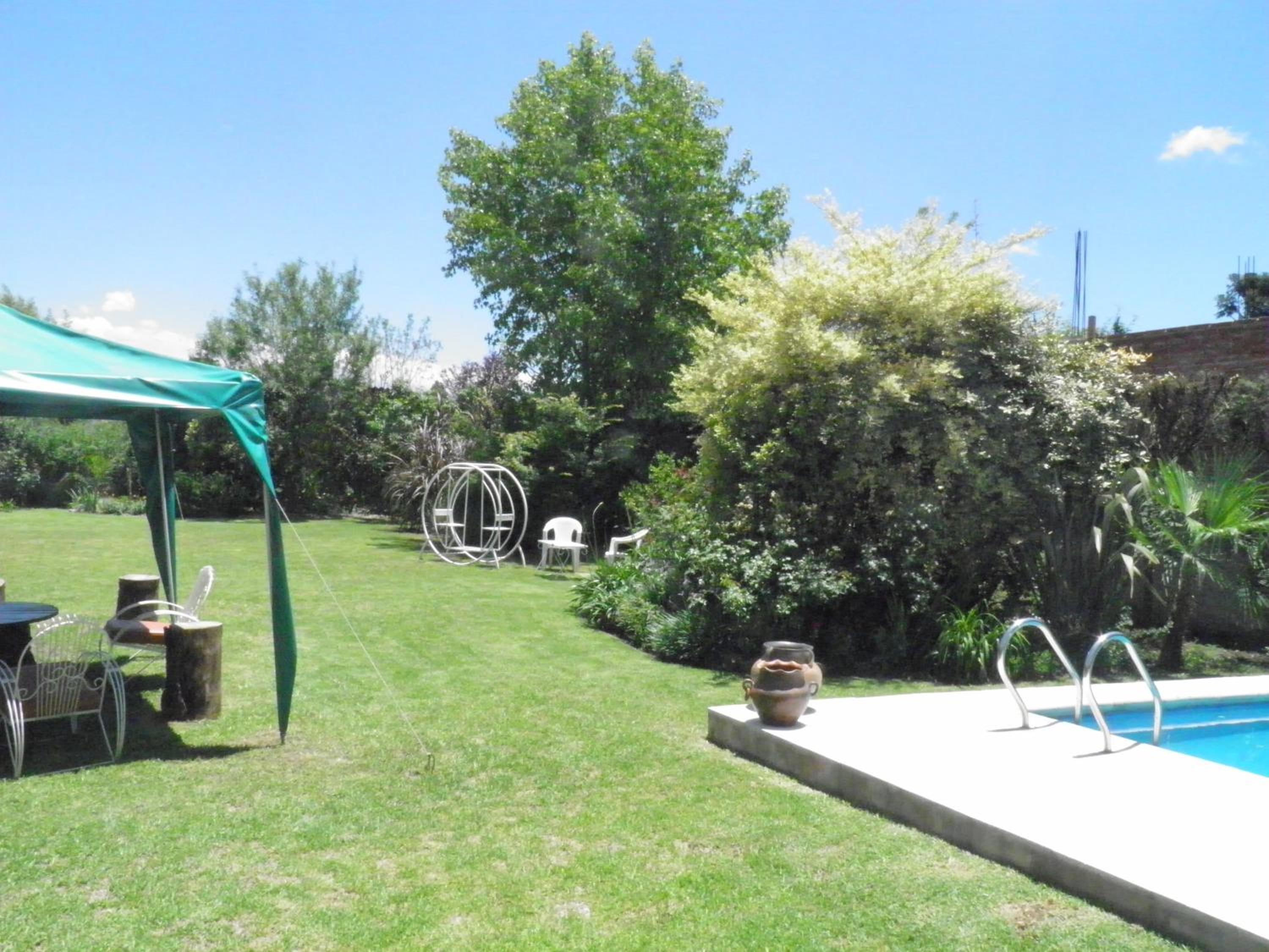 outdoor BBQ area