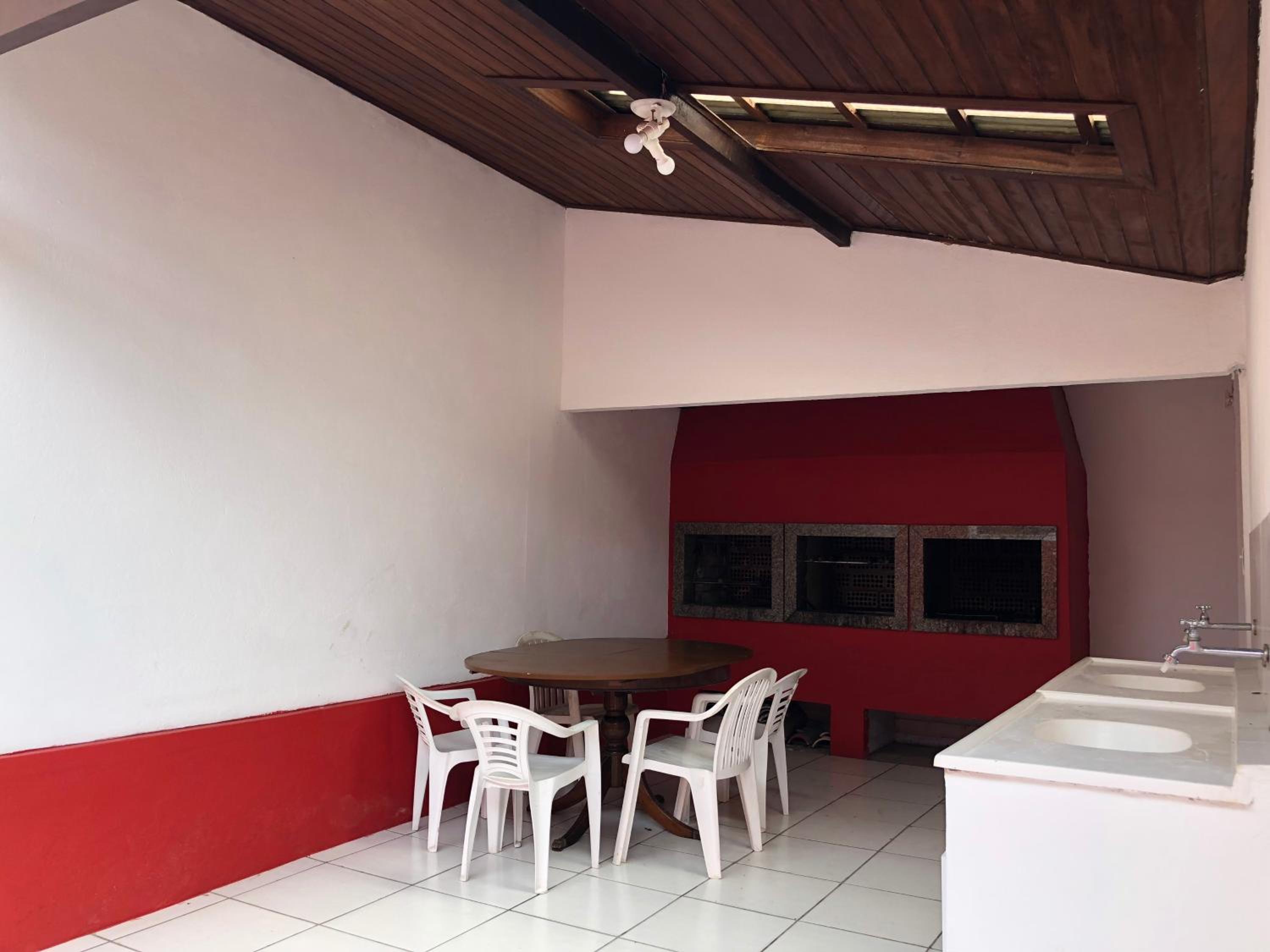 outdoor BBQ area