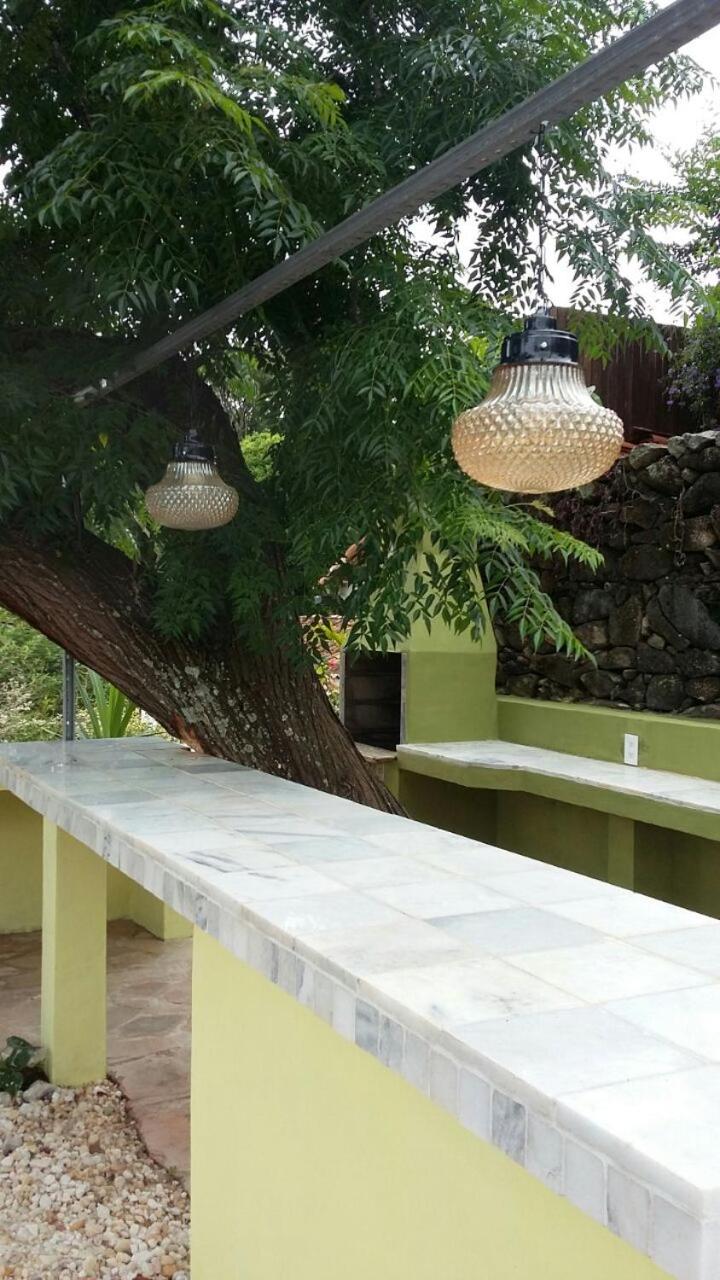 outdoor BBQ area