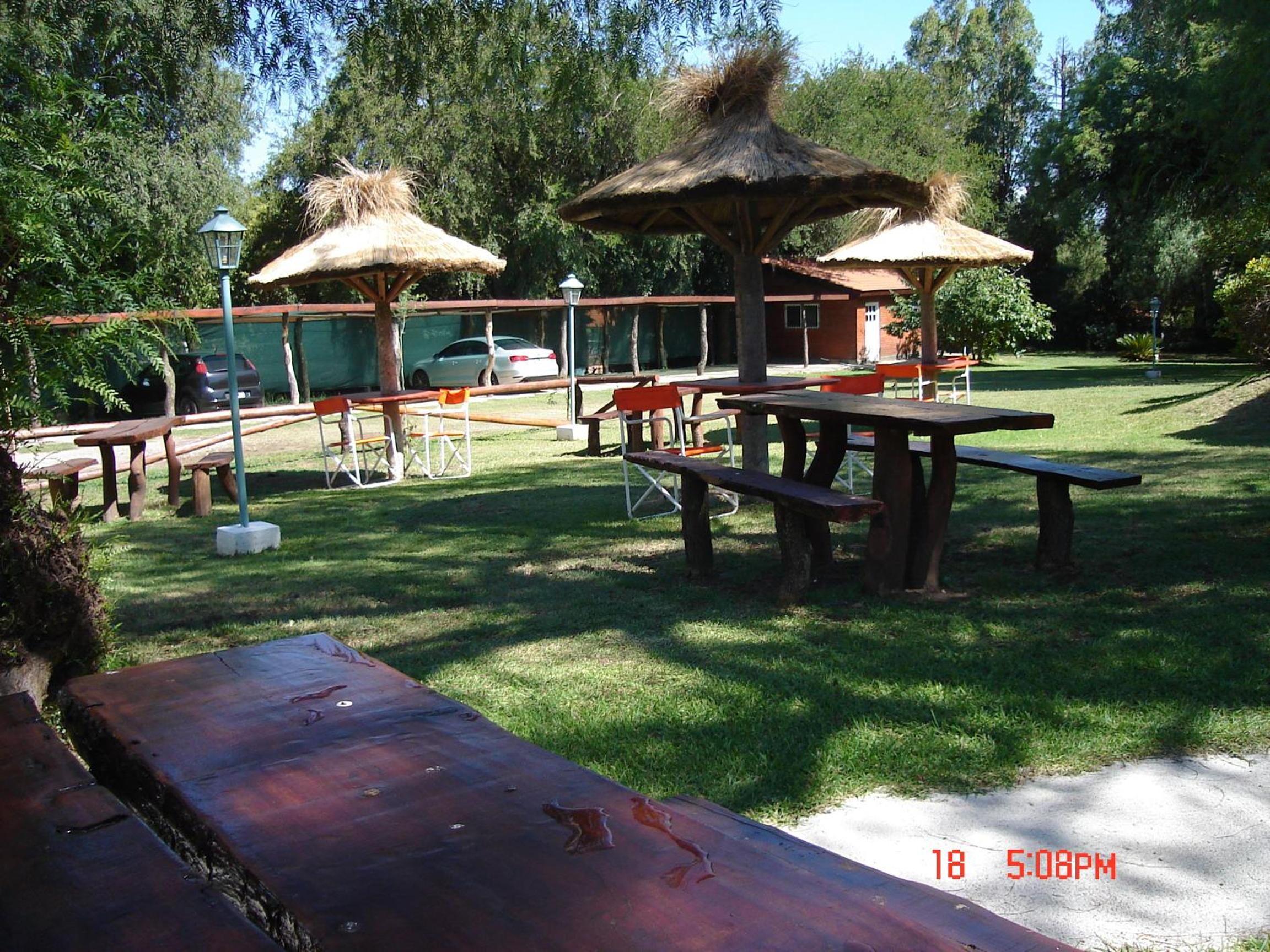 outdoor BBQ area