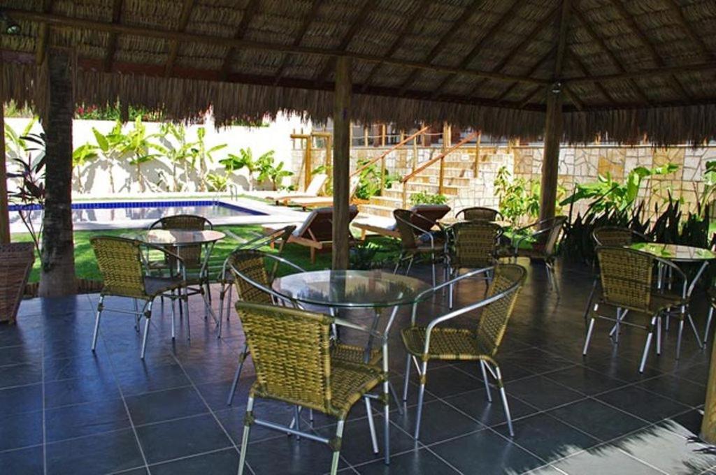 outdoor BBQ area