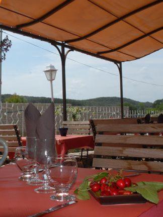 outdoor BBQ area