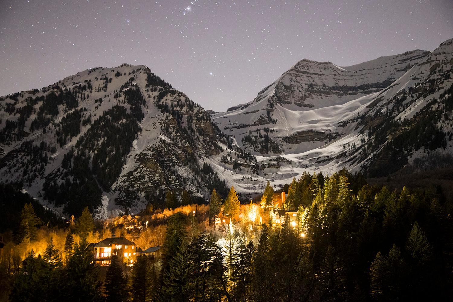 Majestic view of Sundance Mountain Resort