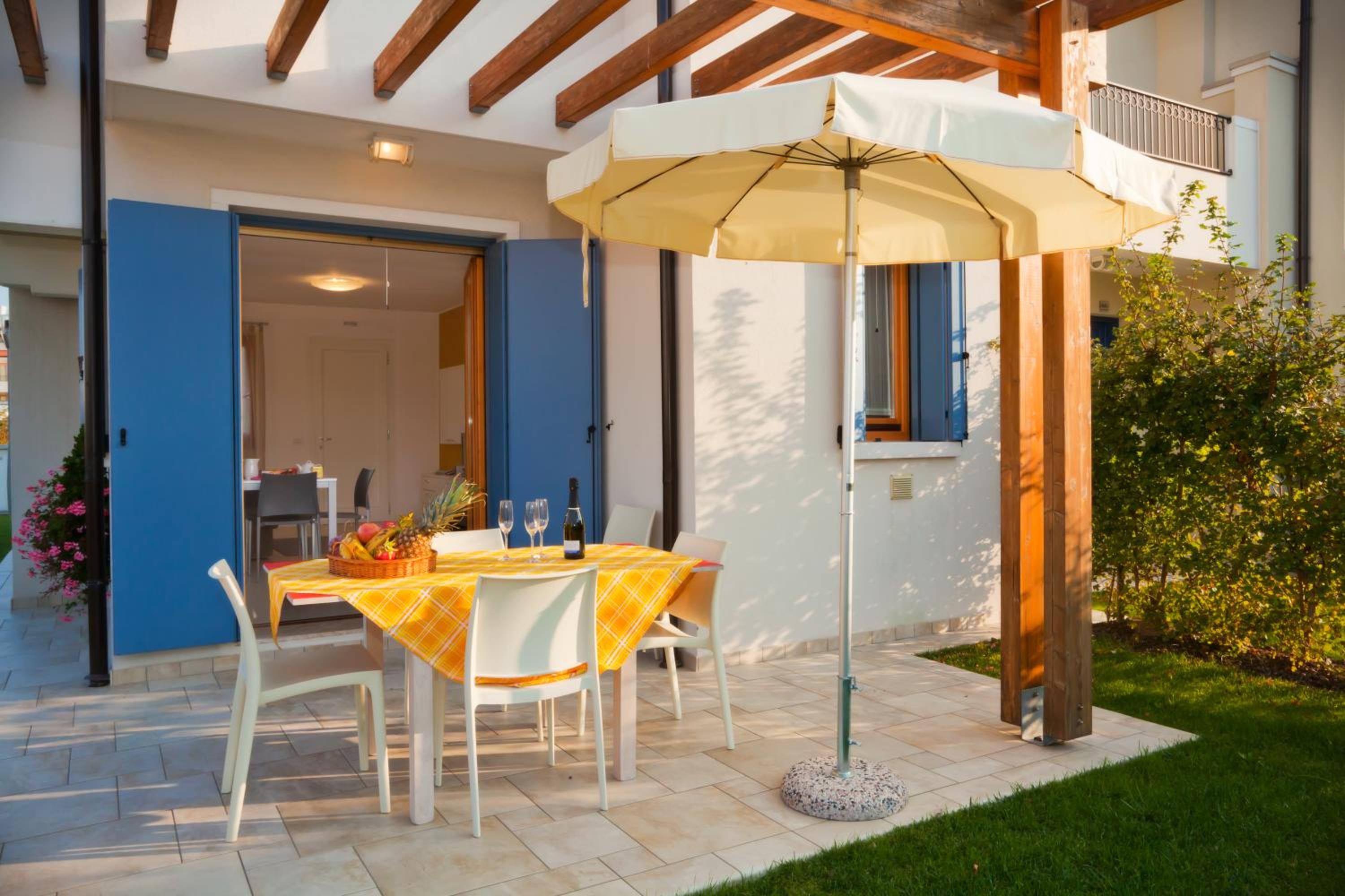 outdoor BBQ area