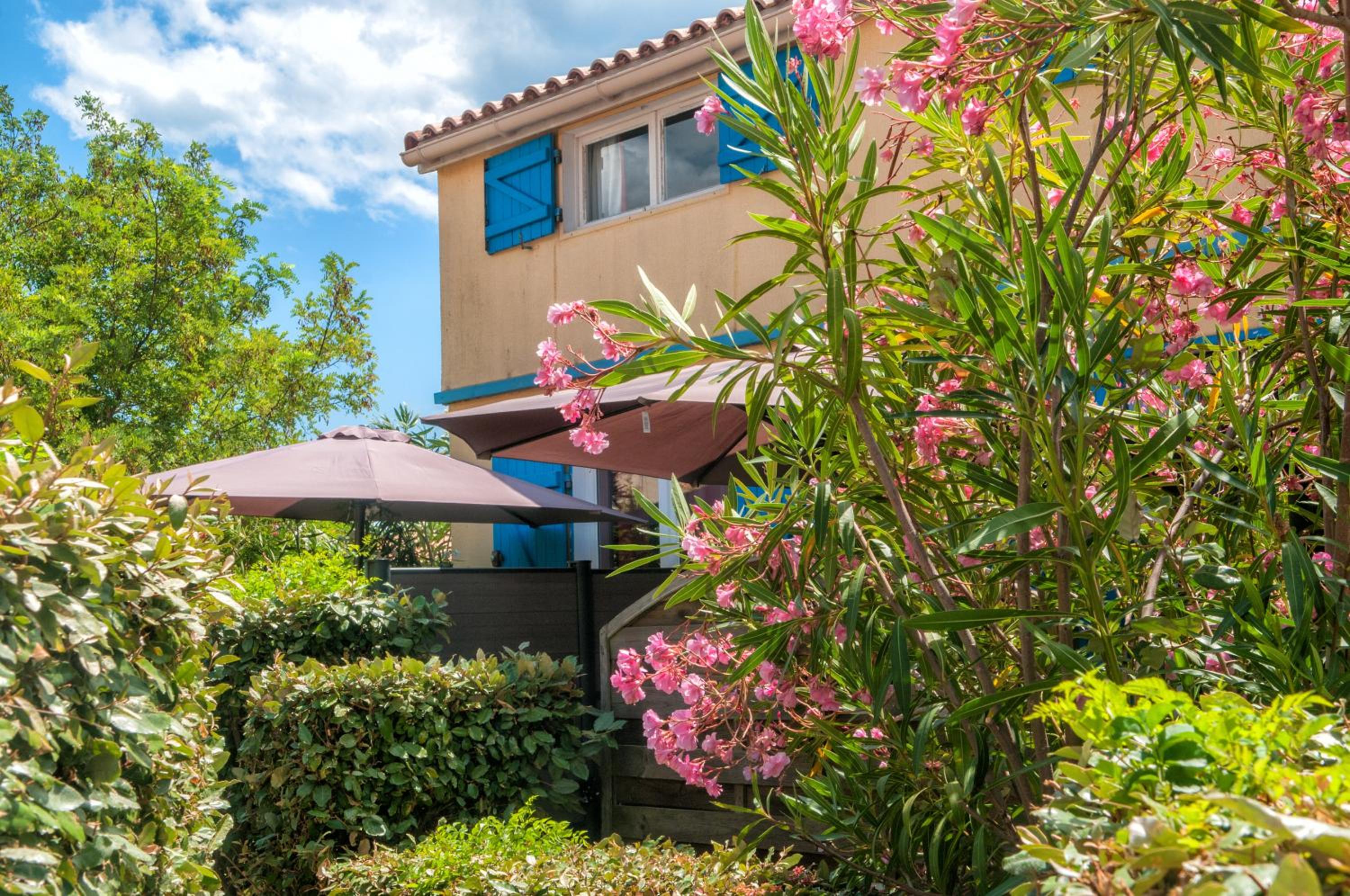 outdoor BBQ area