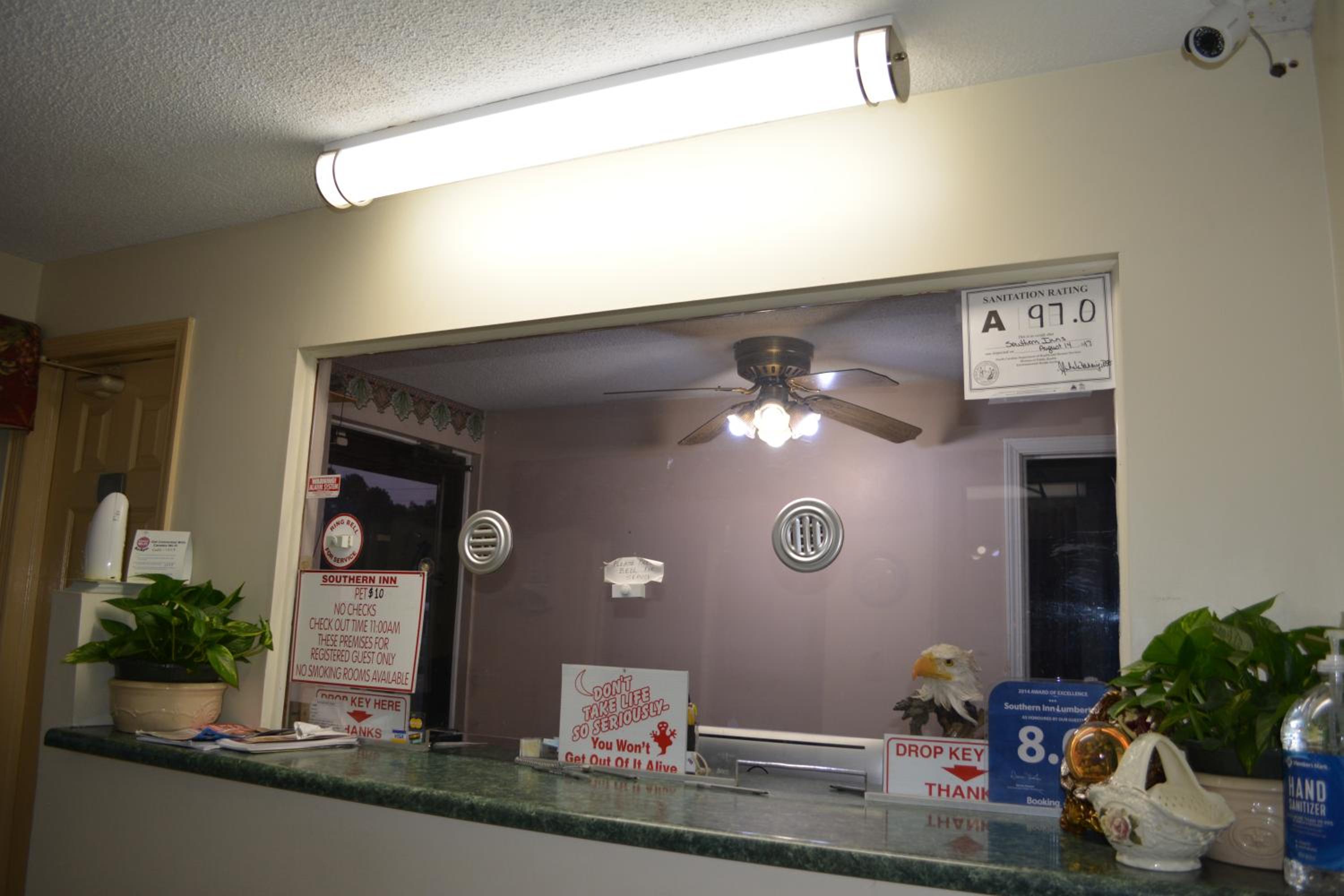 hotel reception