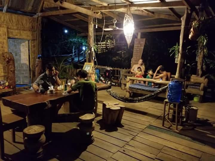 outdoor BBQ area