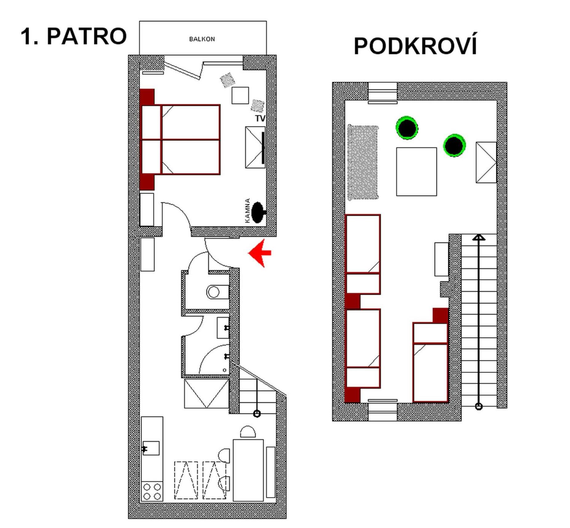 Apartmán Šestka
