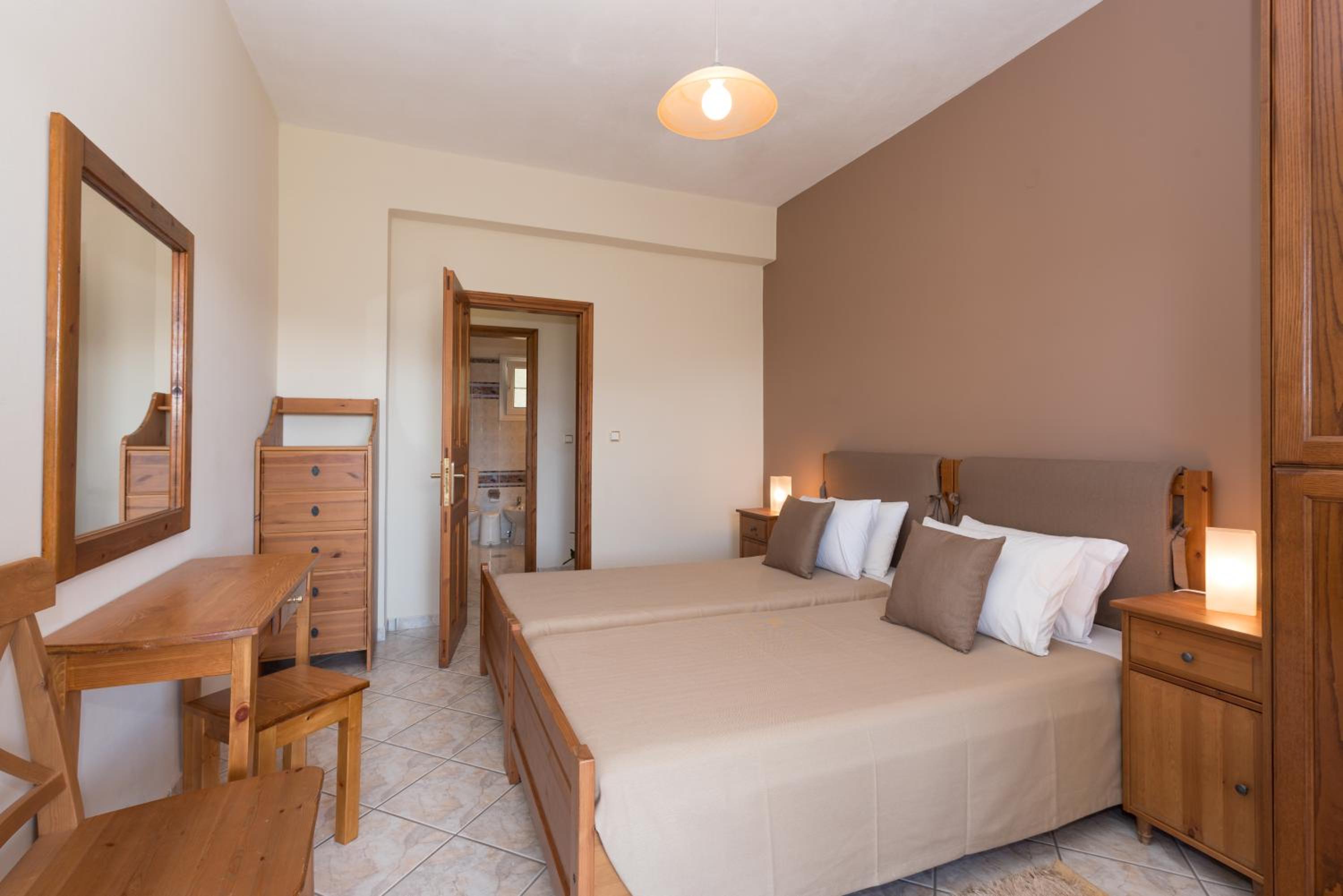 Corfu Villa Kokkini with swimming pool view 5
