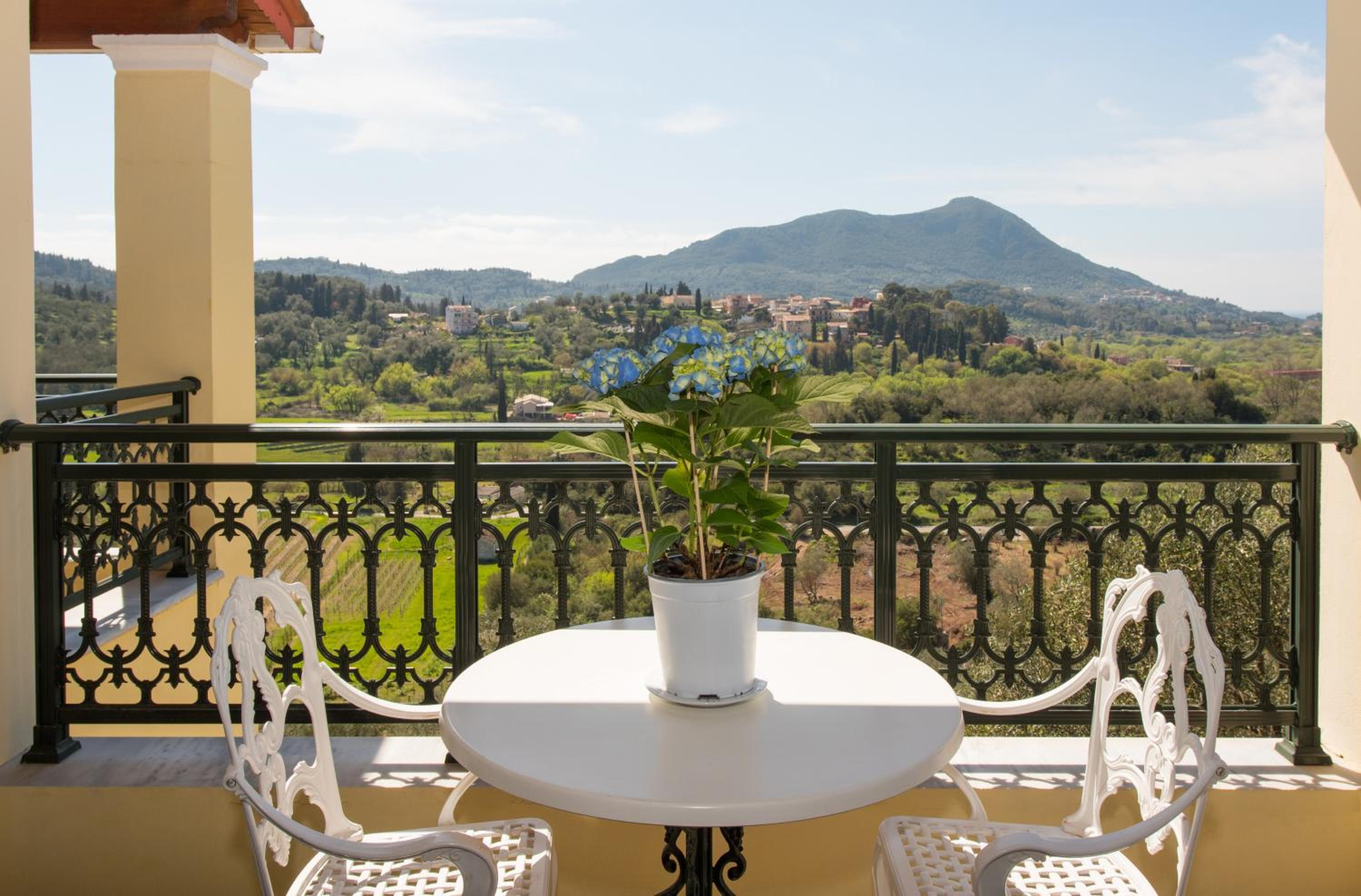 Corfu Villa Kokkini with swimming pool view 3