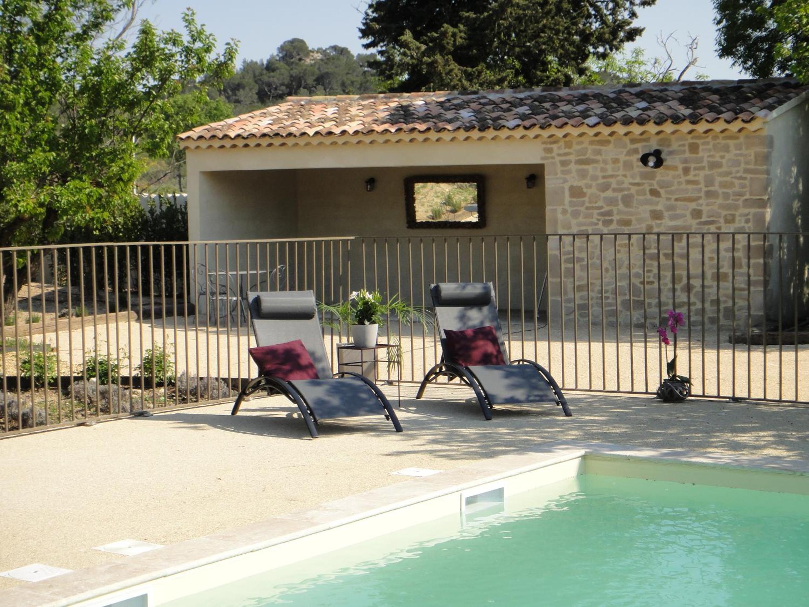 outdoor BBQ area