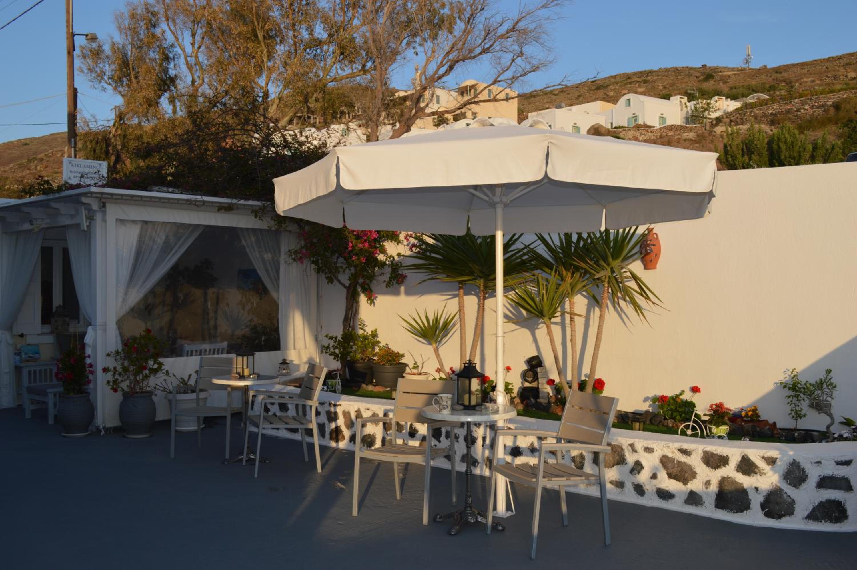 outdoor BBQ area