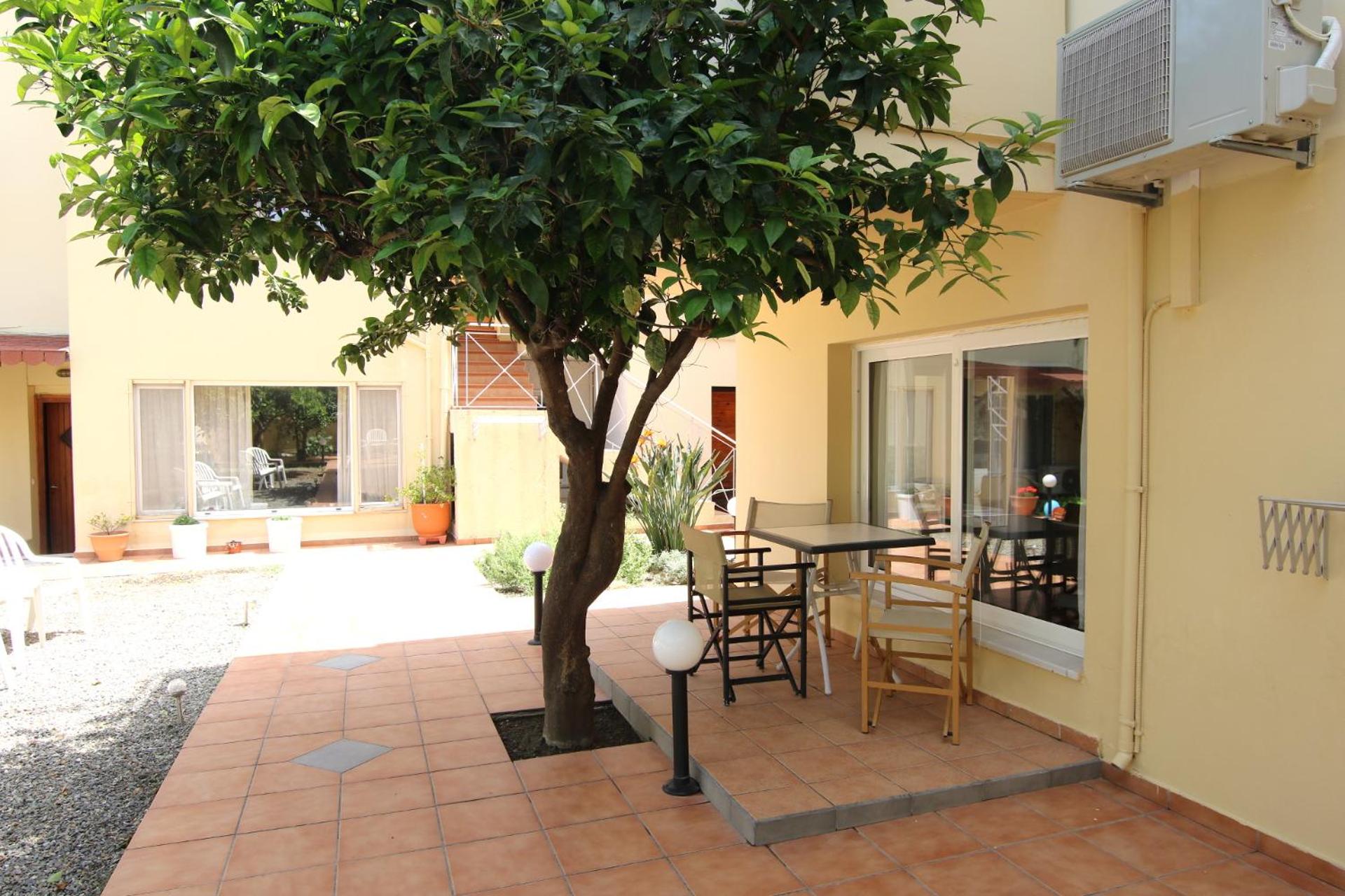 outdoor BBQ area